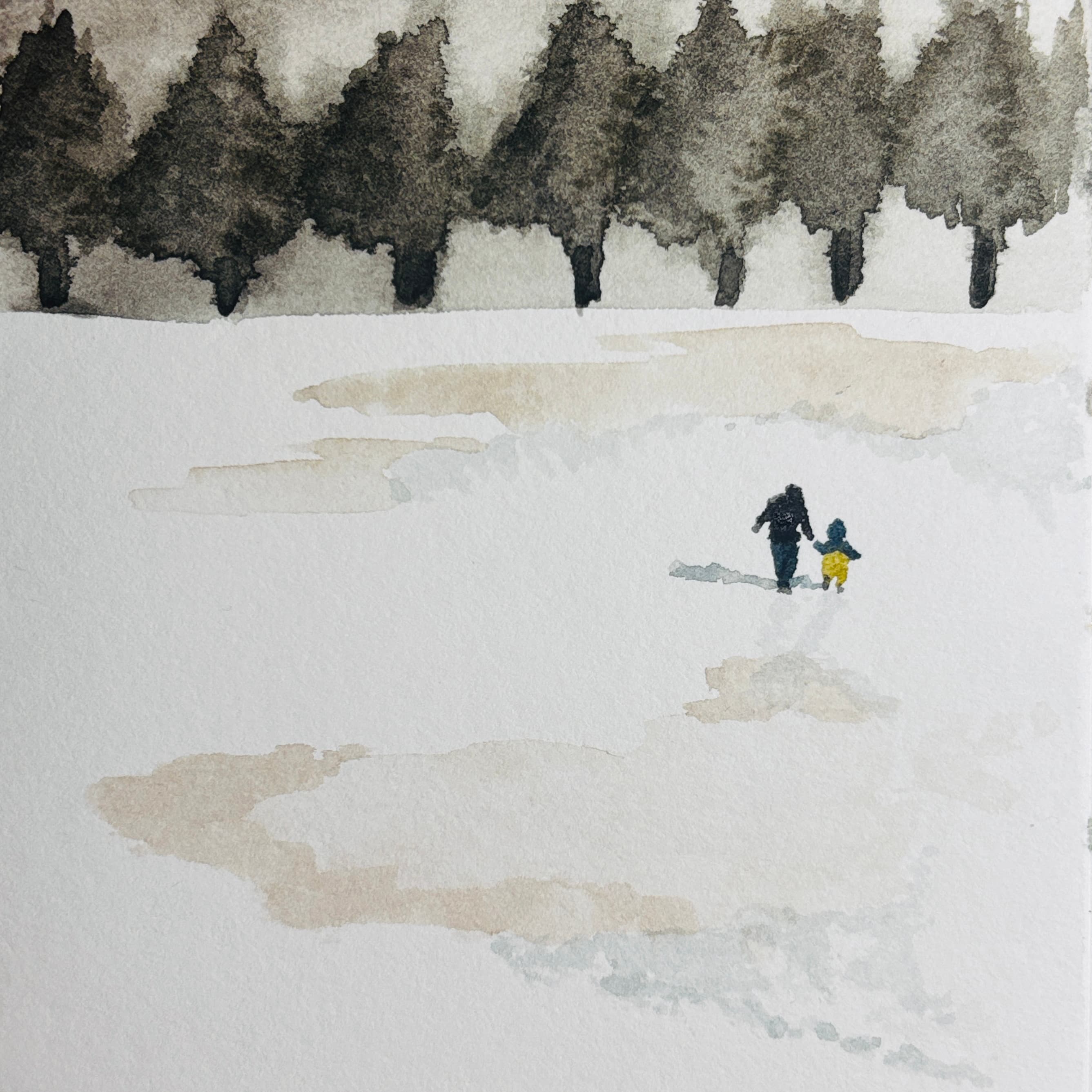My first snowy day